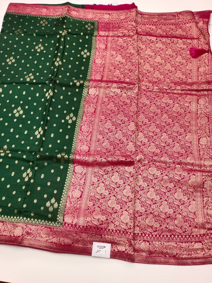 FANCY SEMI DOLA SILK SAREE (SPECIAL 30% DISCOUNT)