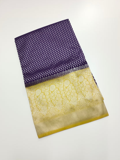 1000 BUTTA FANCY SEMI CREPE SILK SAREE (SPECIAL 30% DISCOUNT)