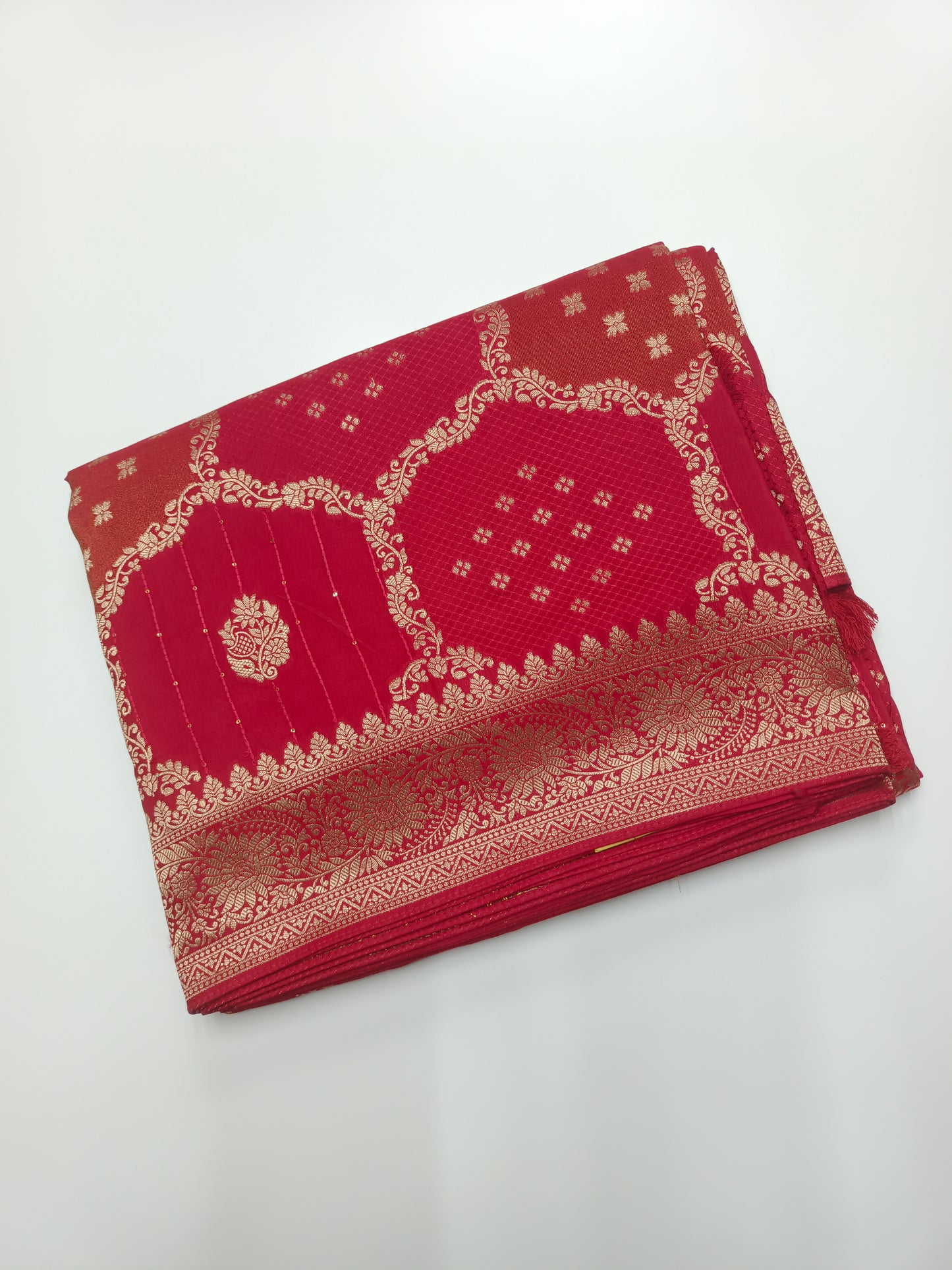 FANCY SEMI DOLA SILK SAREE (SPECIAL 30% DISCOUNT)
