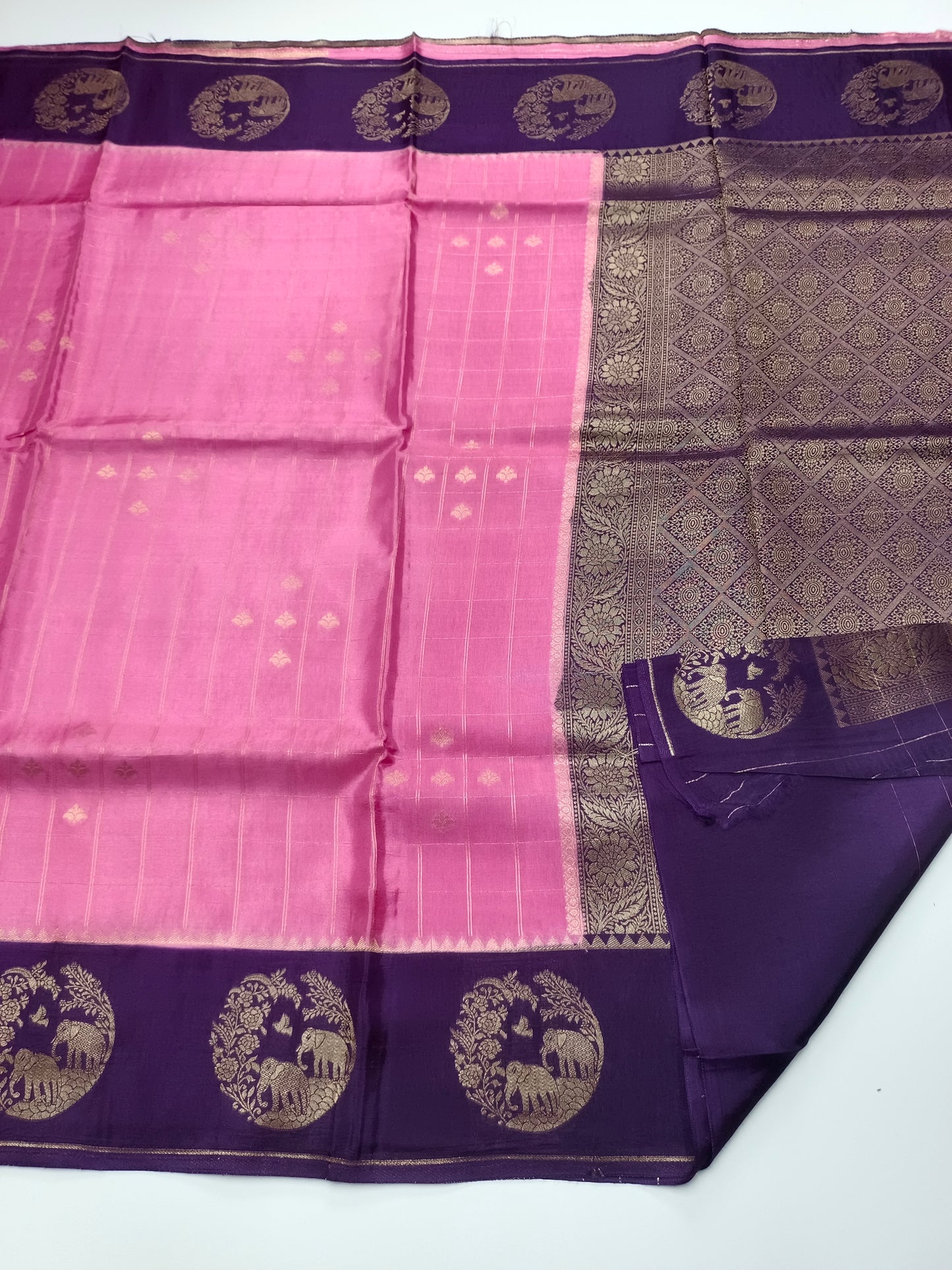 FANCY SEMI DOLA SILK SAREE (SPECIAL 30% DISCOUNT)