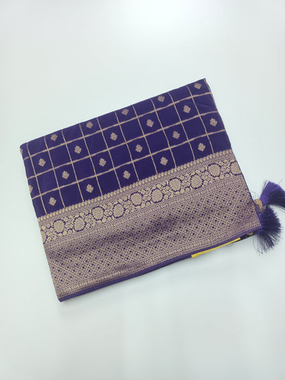 FANCY SEMI DOLA SILK SAREE (SPECIAL 30% DISCOUNT)