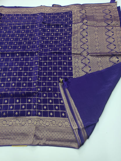 FANCY SEMI DOLA SILK SAREE (SPECIAL 30% DISCOUNT)