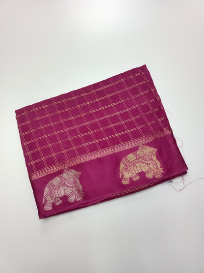 FANCY SEMI DOLA SILK SAREE (SPECIAL 30% DISCOUNT)