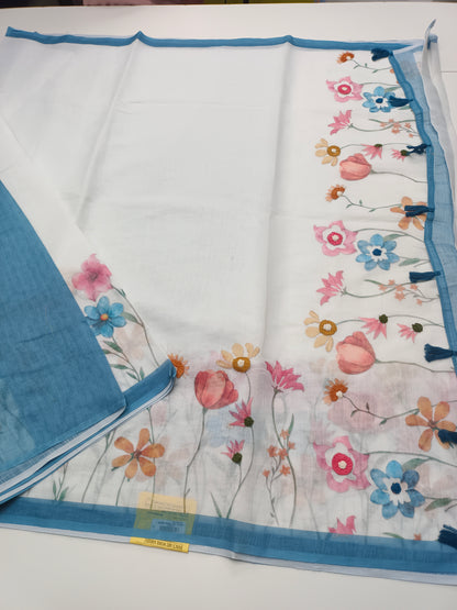 FANCY COTTON SAREE (SPECIAL 30% DISCOUNT)