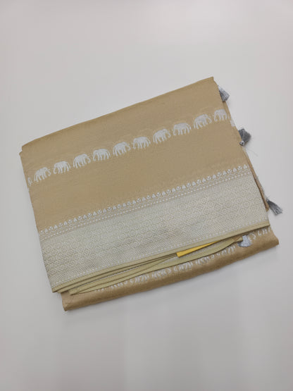 FANCY SEMI DOLA SILK SAREE (SPECIAL 30% DISCOUNT)
