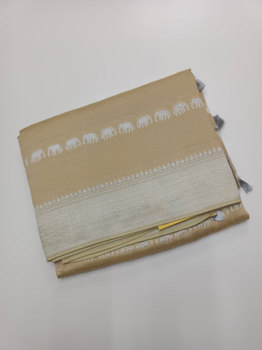 FANCY SEMI DOLA SILK SAREE (SPECIAL 30% DISCOUNT)