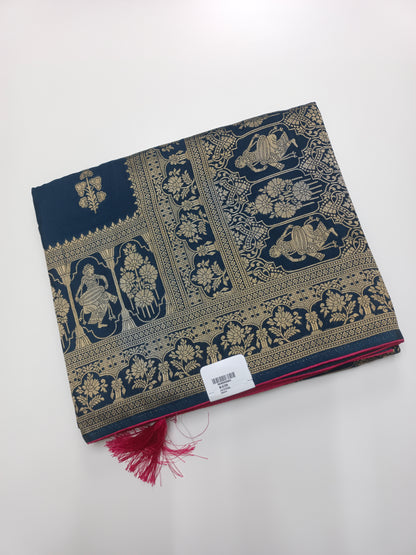 FANCY SEMI DOLA SILK SAREE (SPECIAL 30% DISCOUNT)