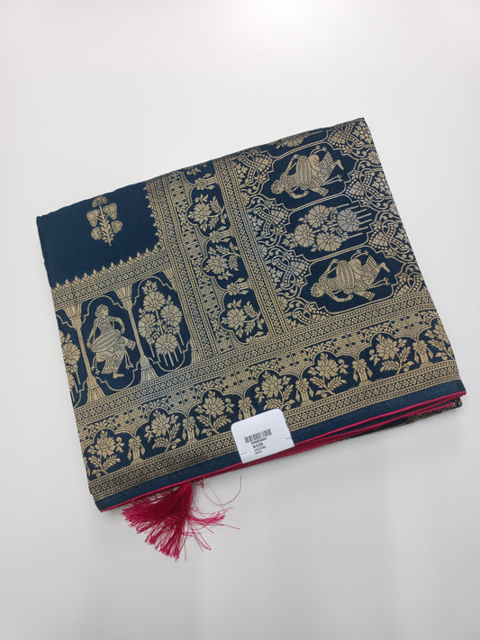 FANCY SEMI DOLA SILK SAREE (SPECIAL 30% DISCOUNT)