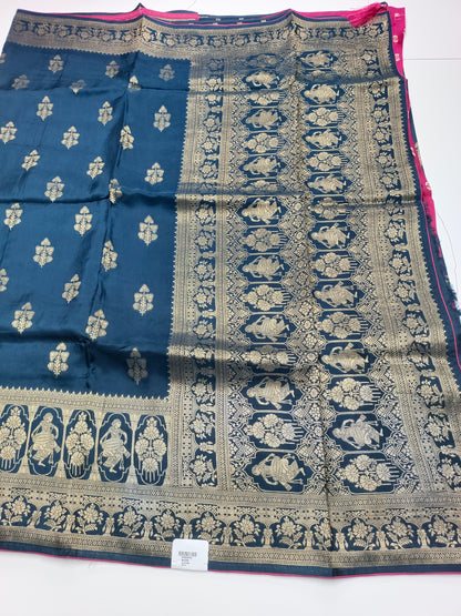 FANCY SEMI DOLA SILK SAREE (SPECIAL 30% DISCOUNT)