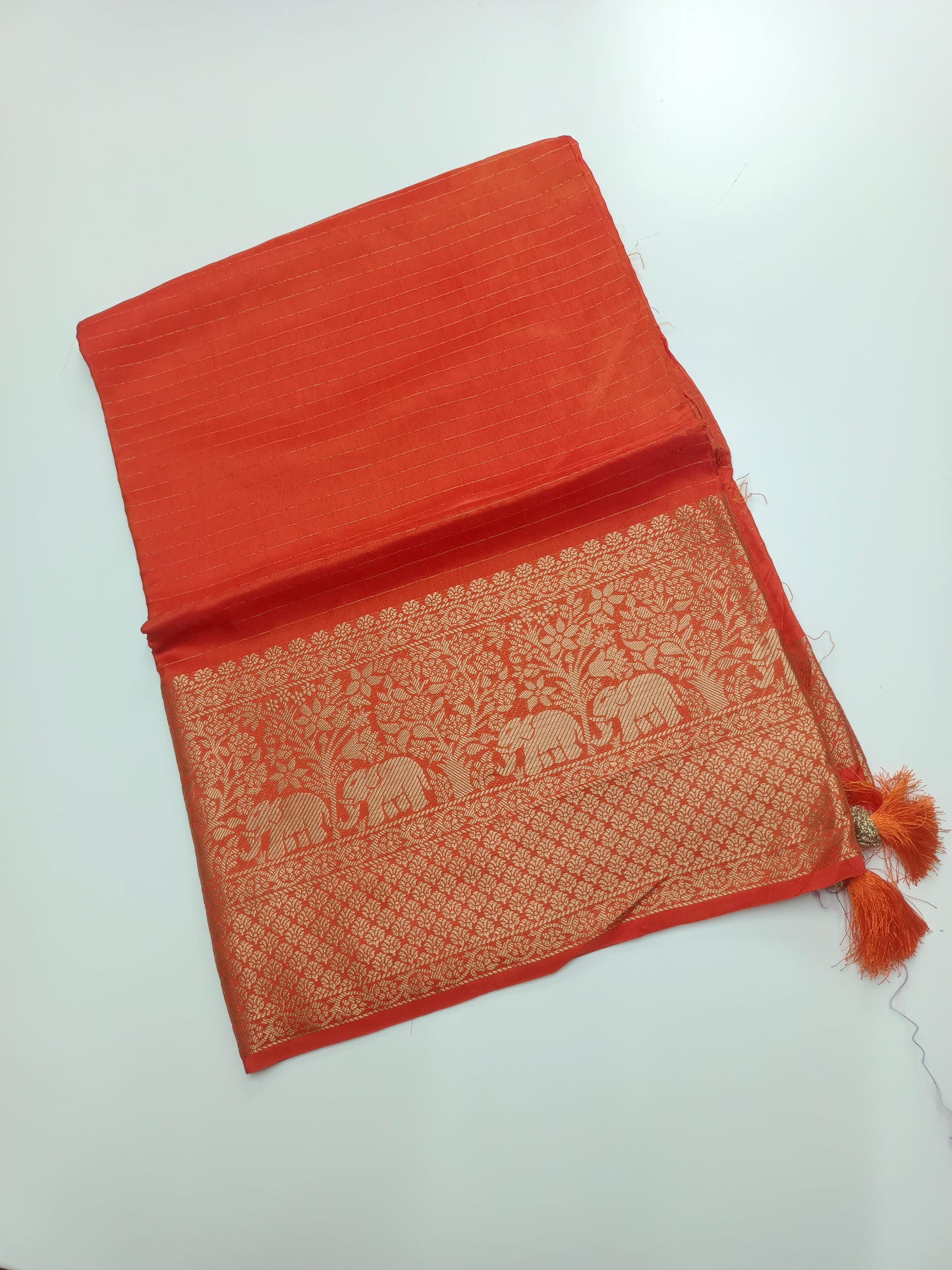 FANCY SEMI DOLA SILK SAREE (SPECIAL 30% DISCOUNT)