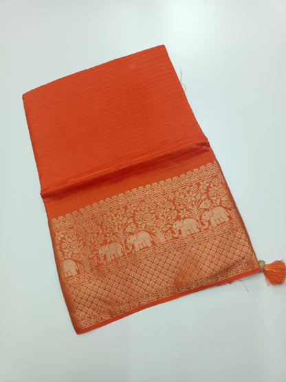 FANCY SEMI DOLA SILK SAREE (SPECIAL 30% DISCOUNT)