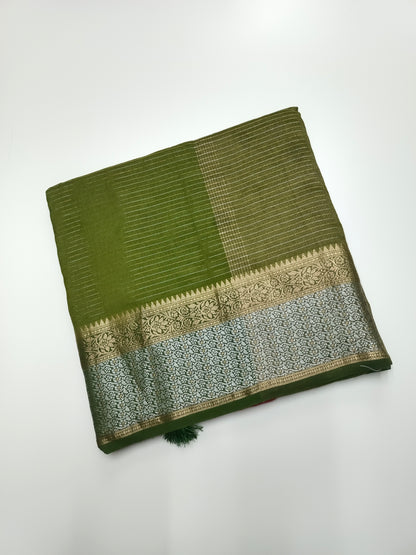 FANCY SEMI DOLA SILK SAREE (SPECIAL 30% DISCOUNT)