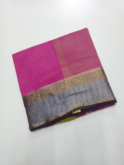 FANCY SEMI DOLA SILK SAREE (SPECIAL 30% DISCOUNT)