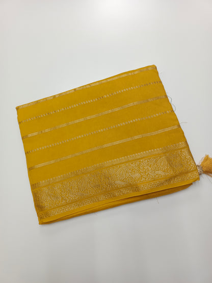 FANCY SEMI DOLA SILK SAREE (SPECIAL 30% DISCOUNT)
