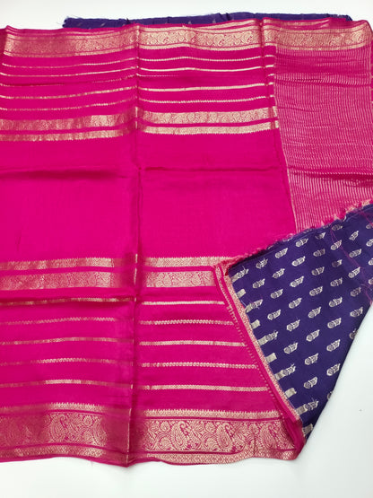 FANCY SEMI DOLA SILK SAREE (SPECIAL 30% DISCOUNT)