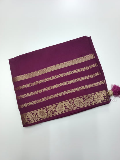 FANCY SEMI DOLA SILK SAREE (SPECIAL 30% DISCOUNT)