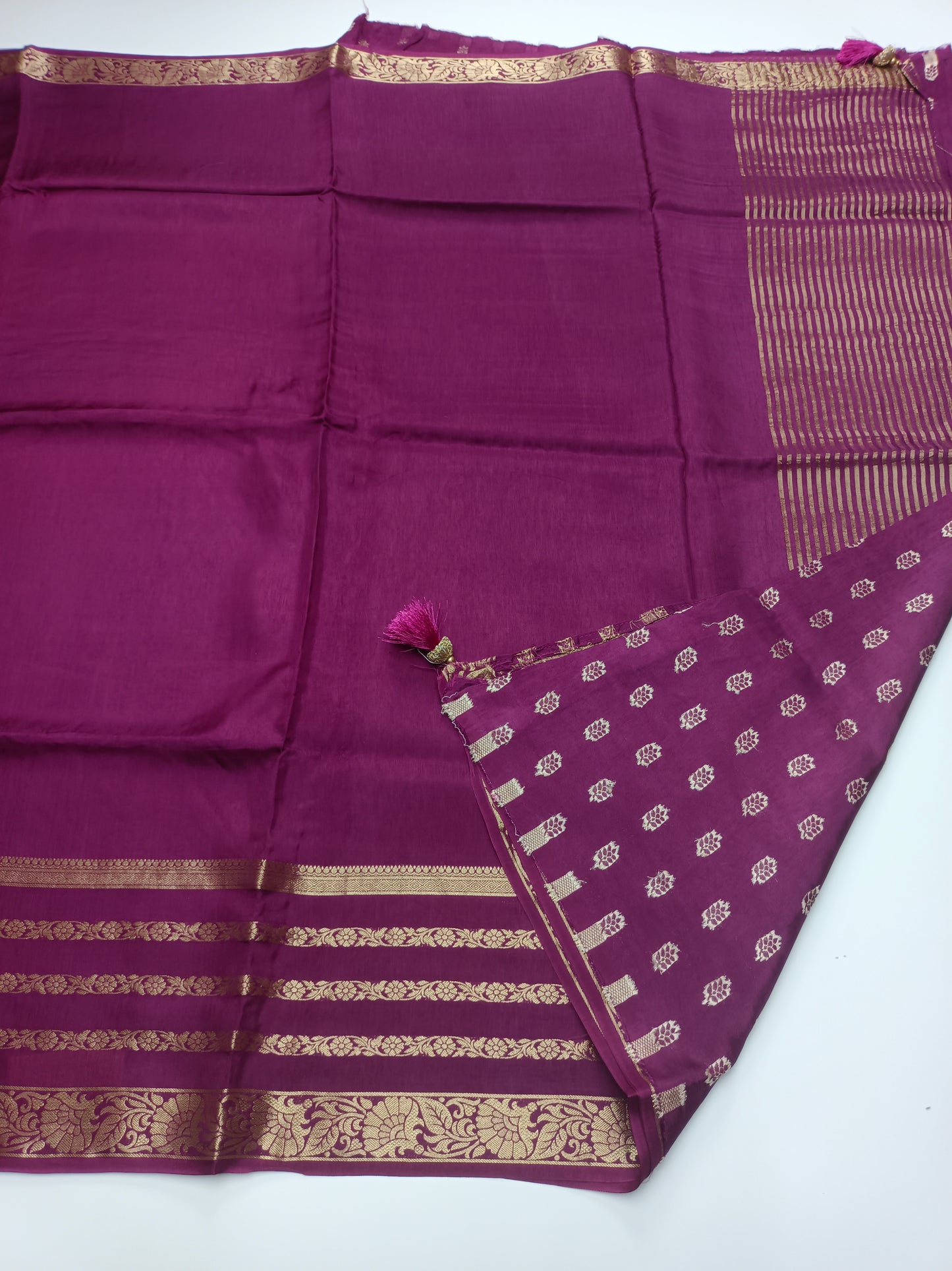 FANCY SEMI DOLA SILK SAREE (SPECIAL 30% DISCOUNT)