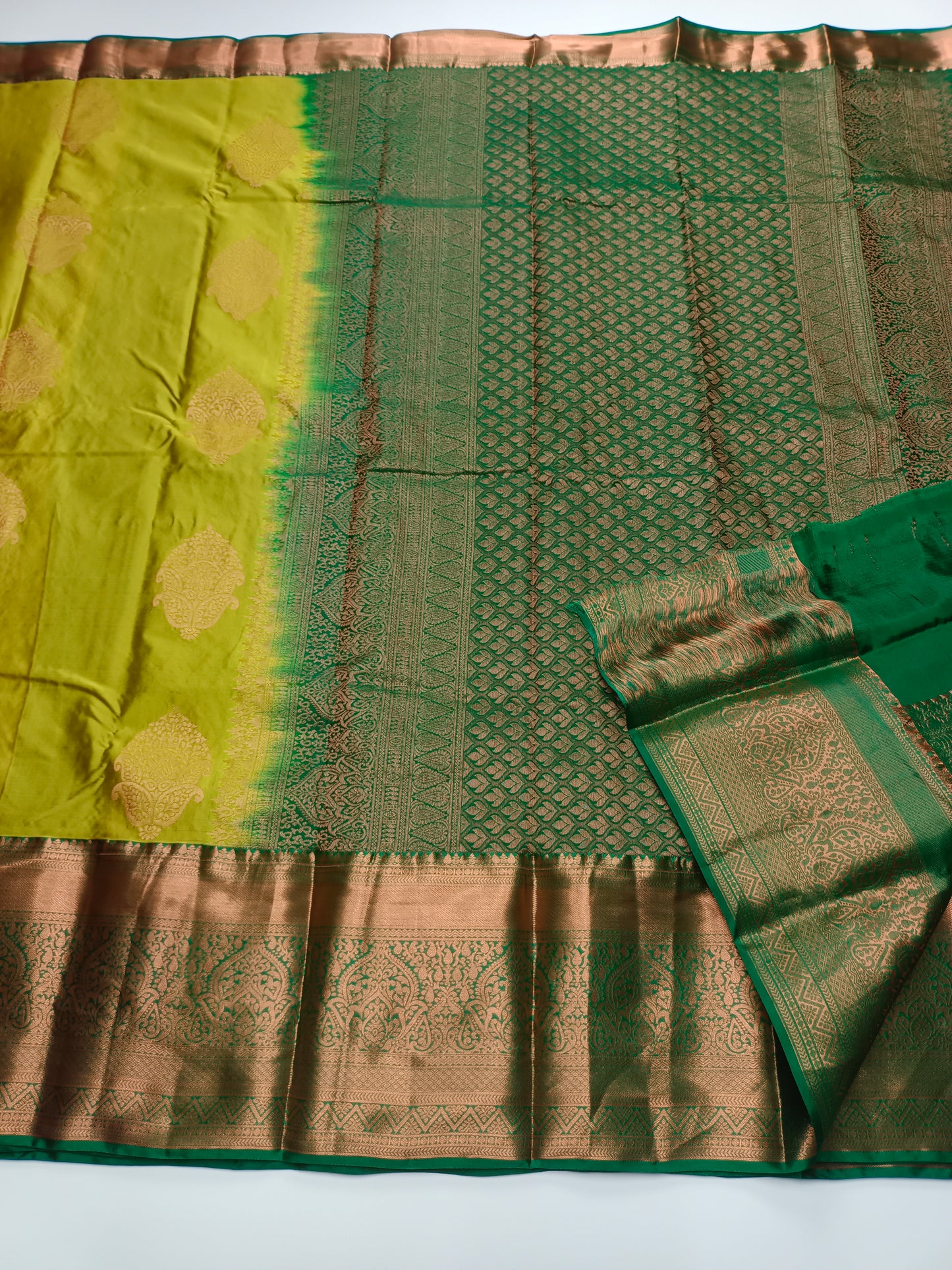 KANCHIPURAM SEMI SILK SAREE