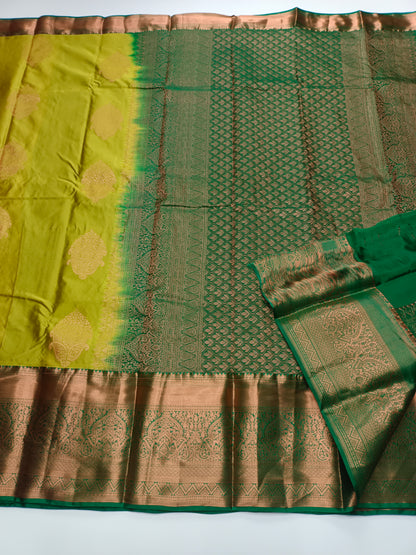 KANCHIPURAM SEMI SILK SAREE
