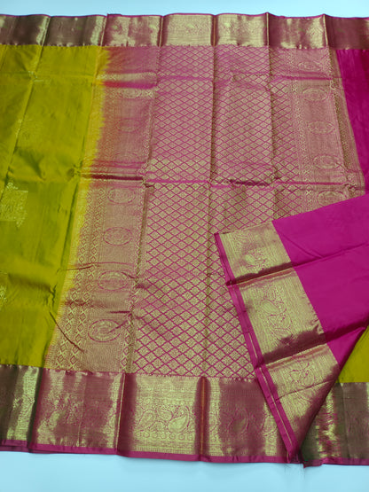 KANCHIPURAM SEMI SILK SAREE