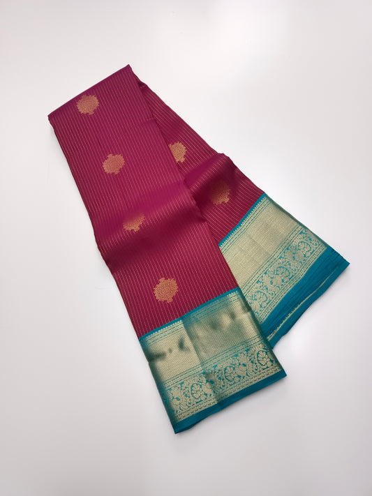 KANCHIPURAM SEMI SILK SAREE