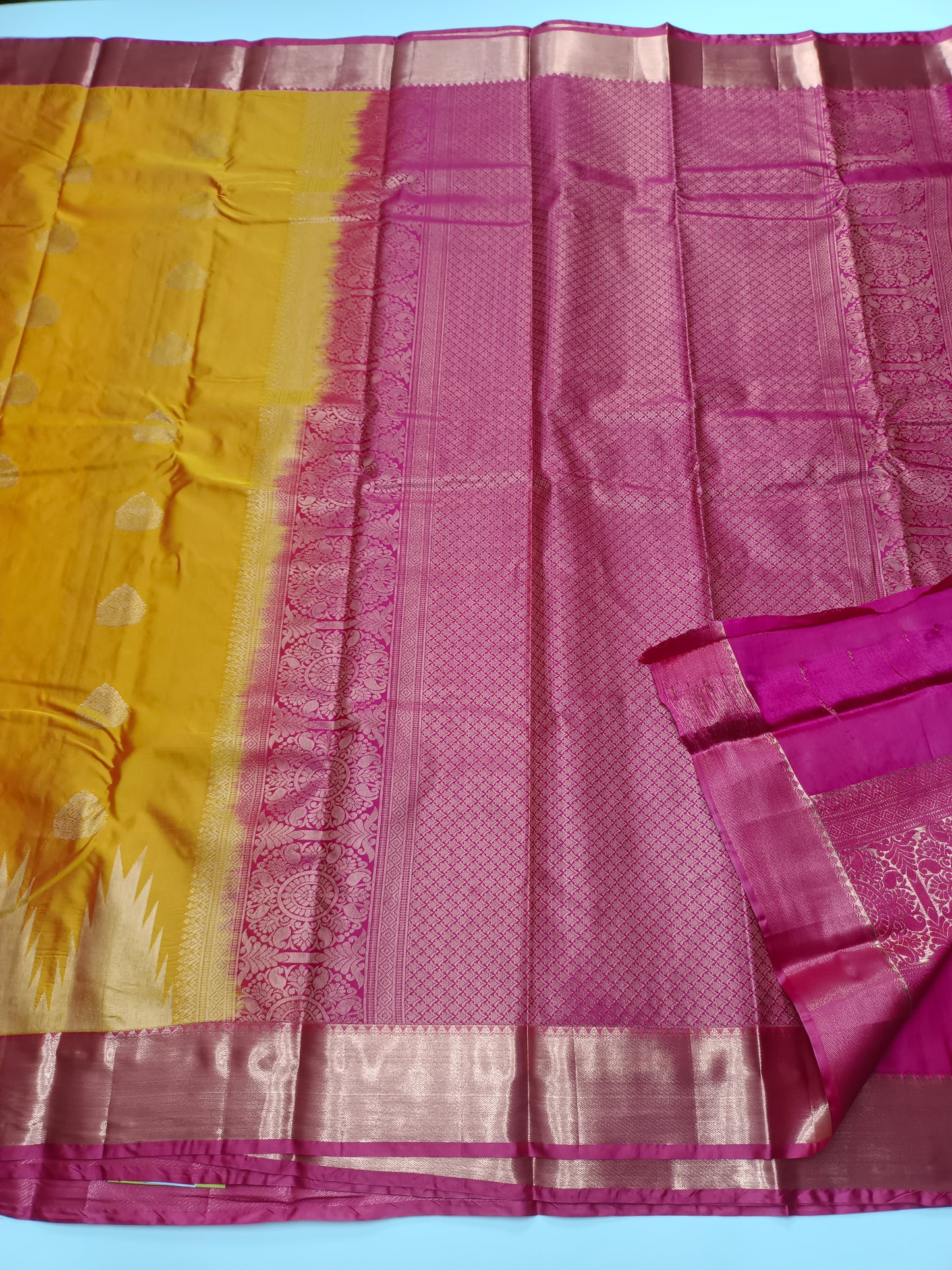 KANCHIPURAM SEMI SILK SAREE