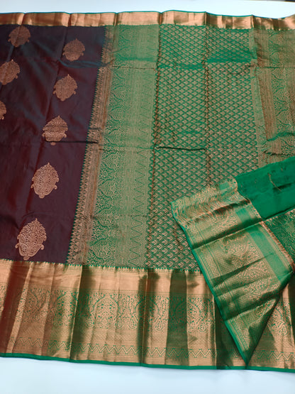 KANCHIPURAM SEMI SILK SAREE