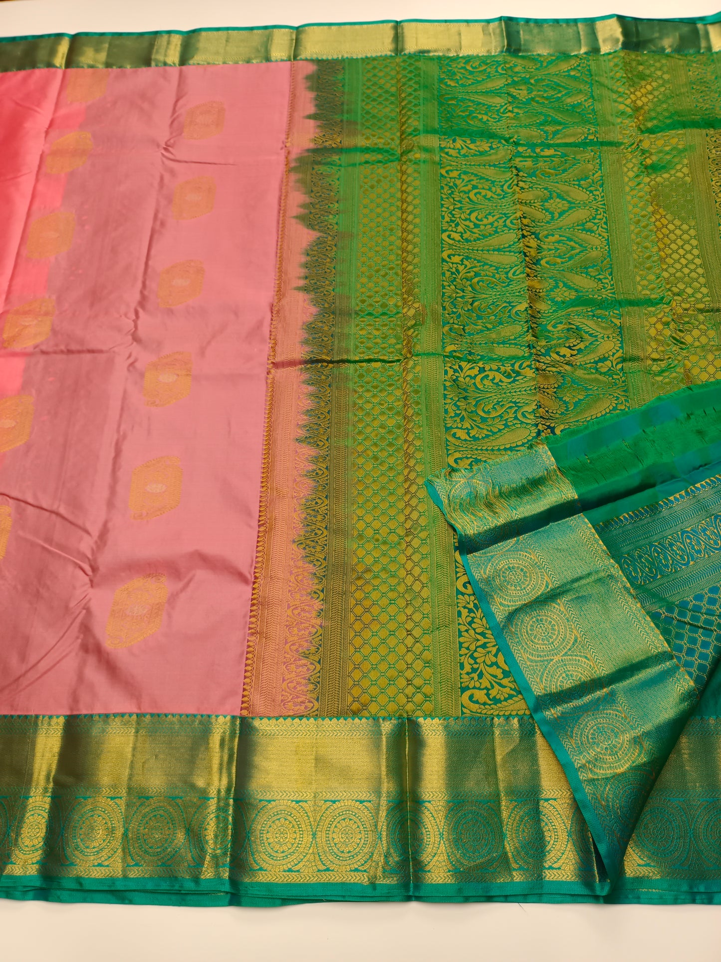 KANCHIPURAM SEMI SILK SAREE