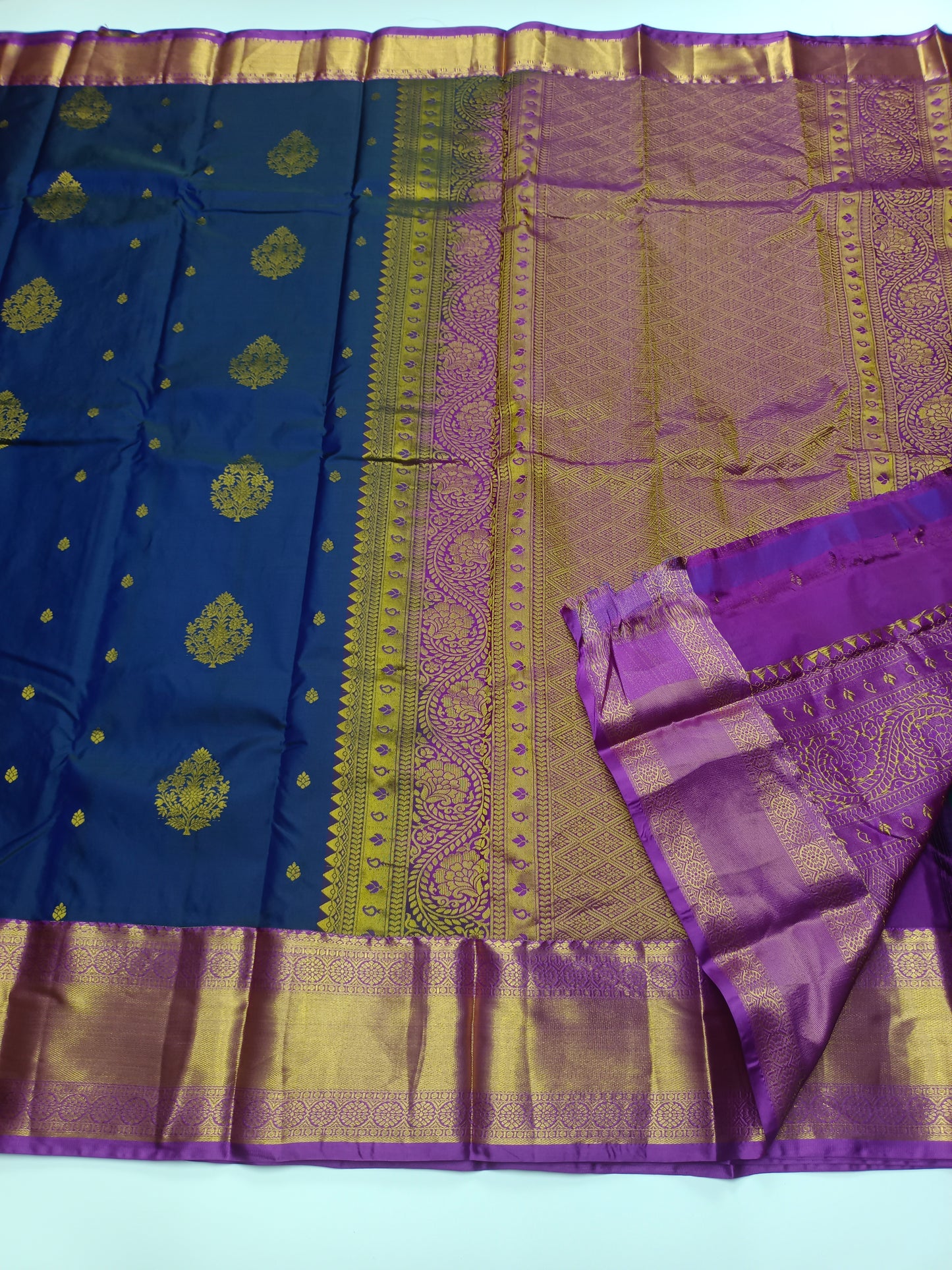 KANCHIPURAM SEMI SILK SAREE