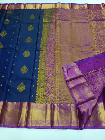 KANCHIPURAM SEMI SILK SAREE
