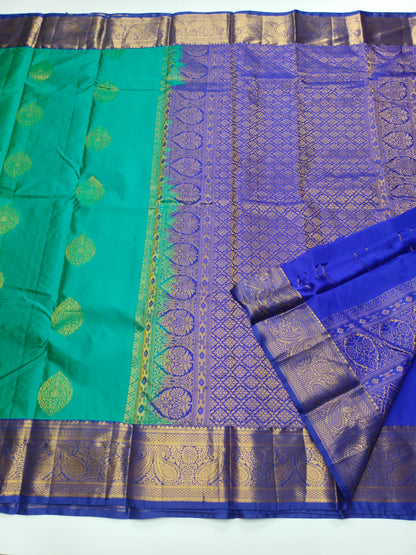 KANCHIPURAM SEMI SILK SAREE