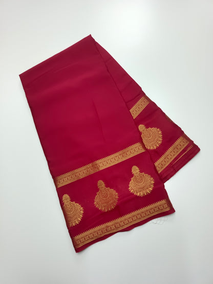 SEMI CREPE SILK SAREE