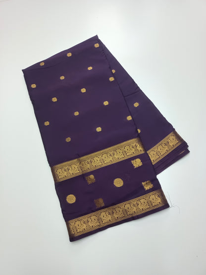 SEMI CREPE SILK SAREE