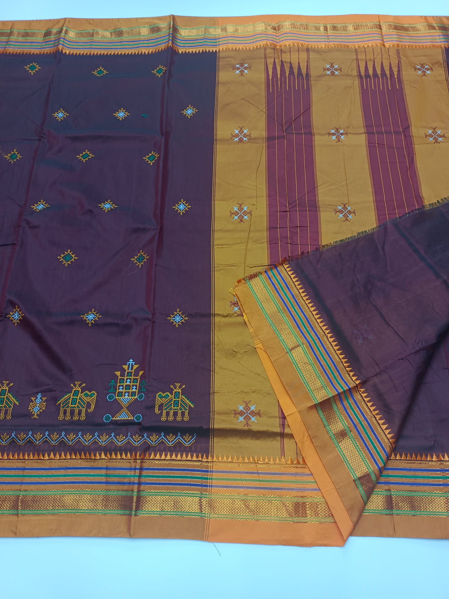 FANCY ILKAL COTTON SAREE