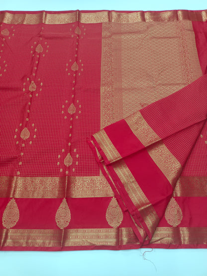 FANCY SEMI CREPE SILK SAREE