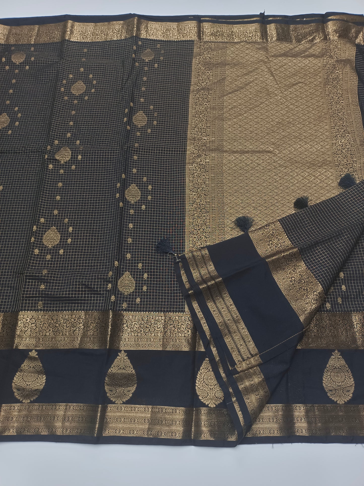 FANCY SEMI CREPE SILK SAREE
