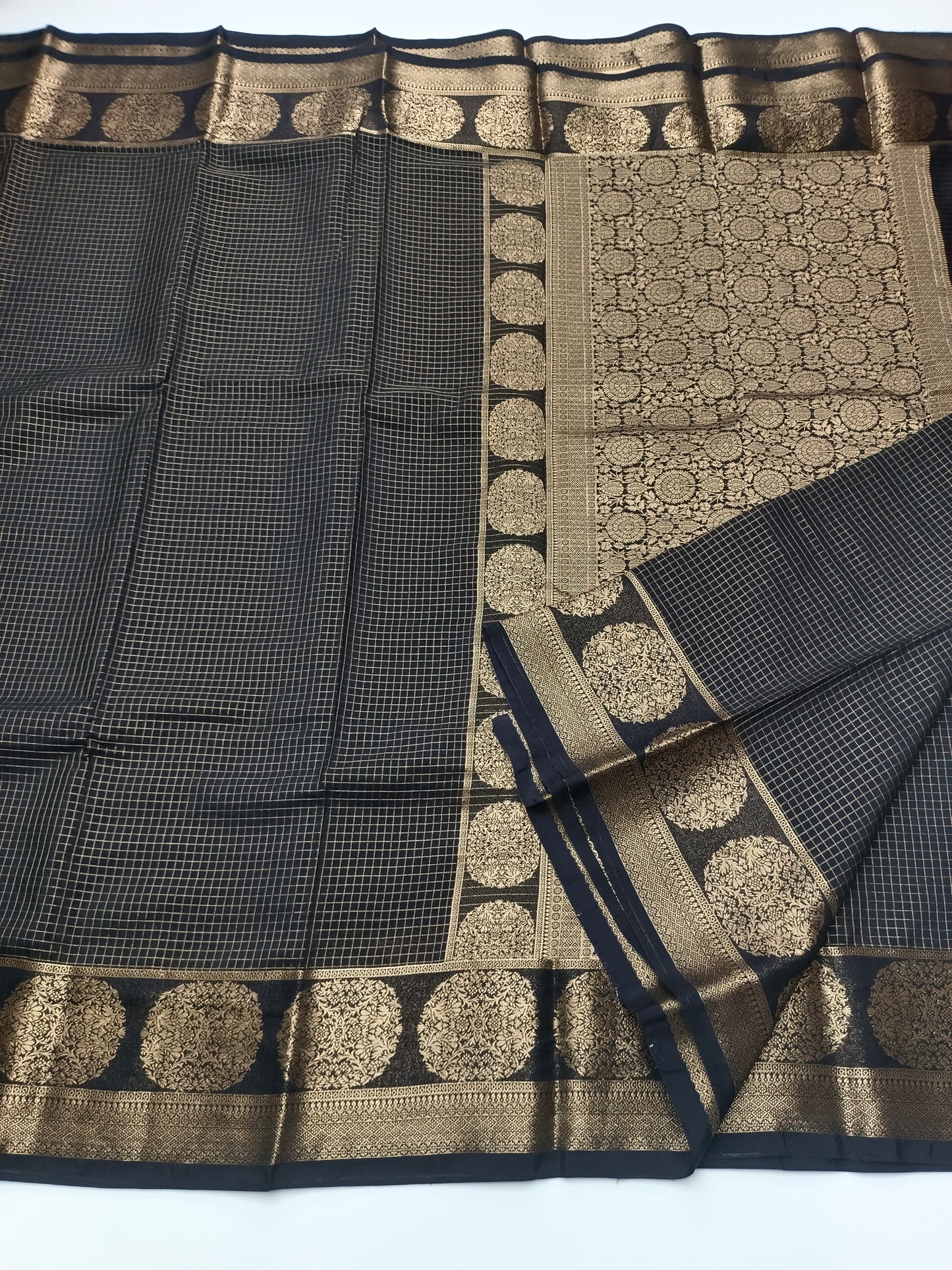 FANCY SEMI CREPE SILK SAREE