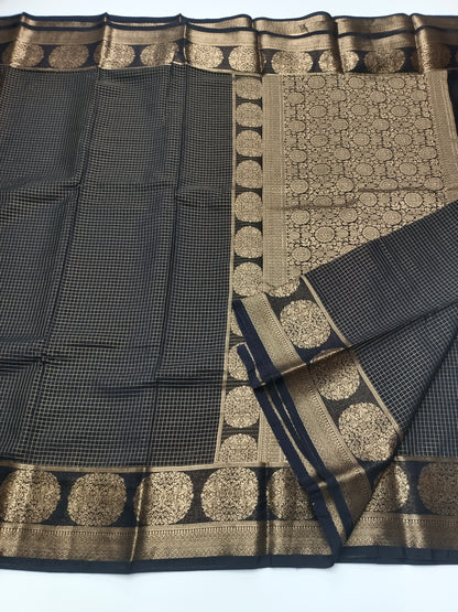FANCY SEMI CREPE SILK SAREE