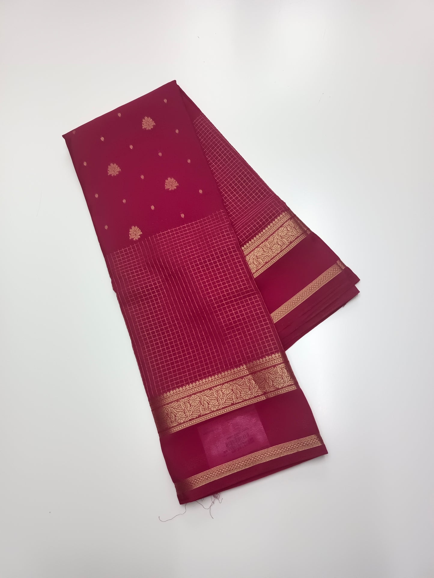 FANCY SEMI CREPE SILK SAREE