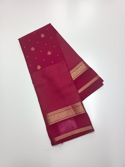 FANCY SEMI CREPE SILK SAREE