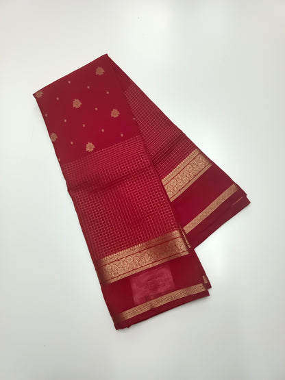 FANCY SEMI CREPE SILK SAREE