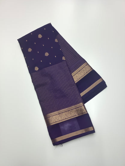 FANCY SEMI CREPE SILK SAREE