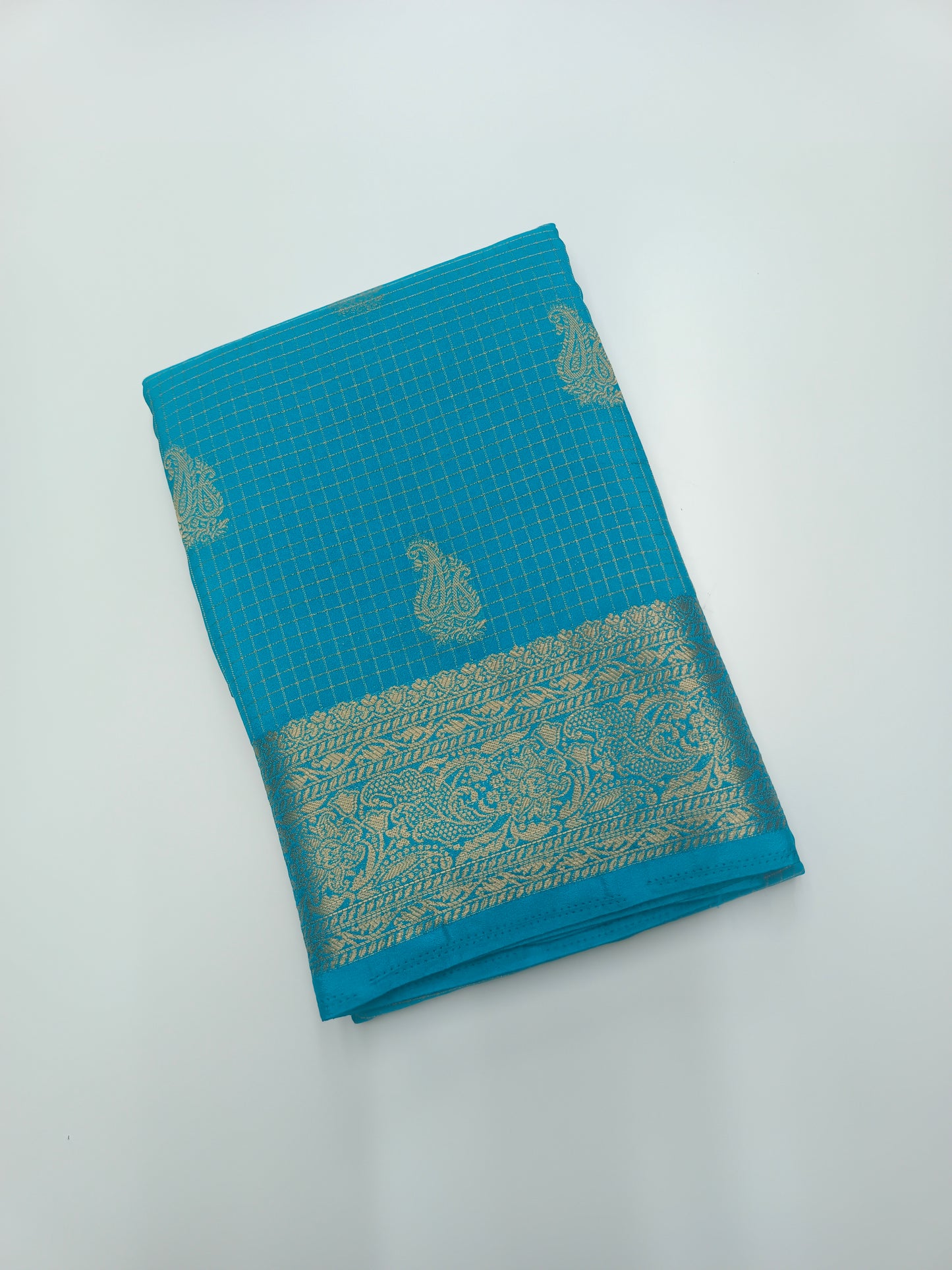 FANCY SEMI CREPE SILK SAREE