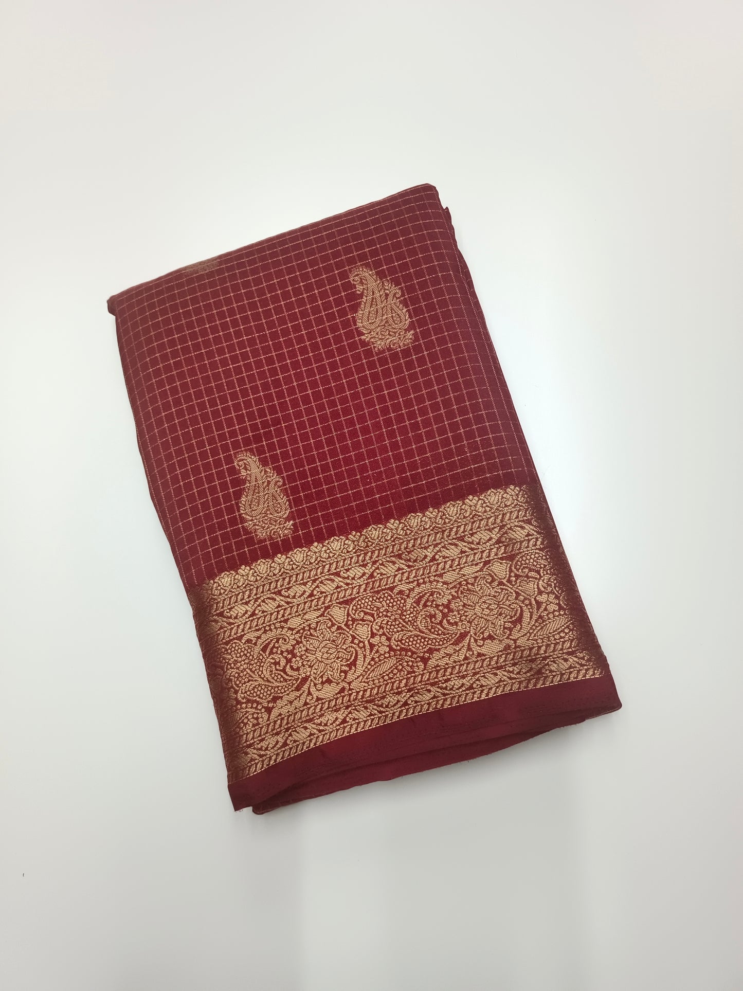 FANCY SEMI CREPE SILK SAREE