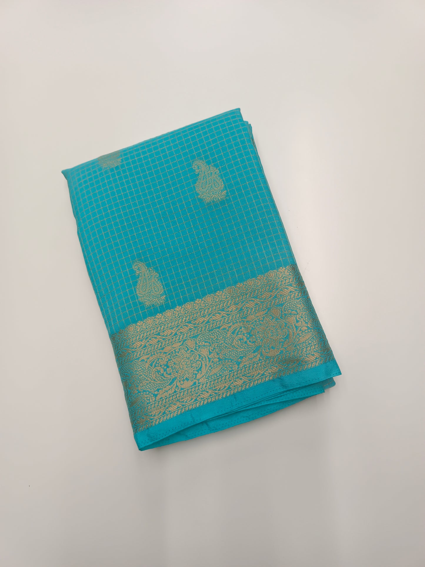 FANCY SEMI CREPE SILK SAREE
