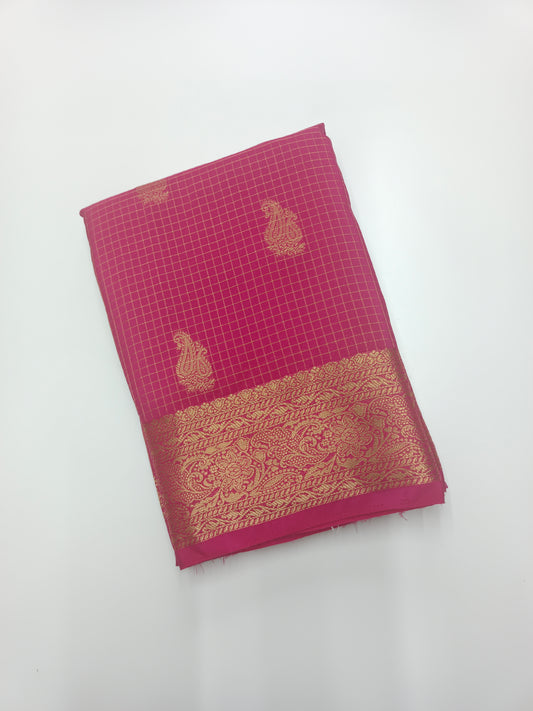 FANCY SEMI CREPE SILK SAREE