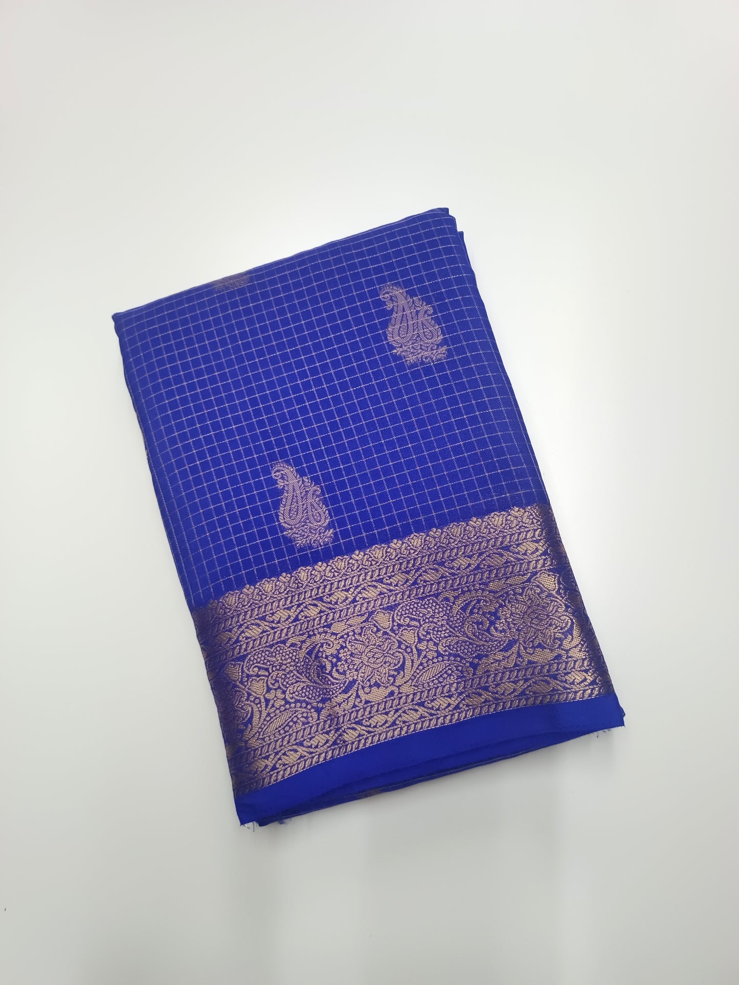 FANCY SEMI CREPE SILK SAREE