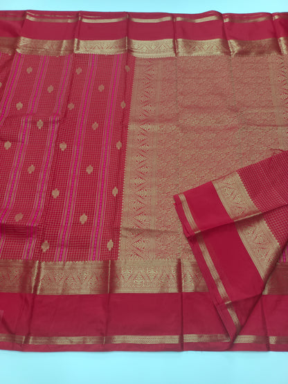 FANCY SEMI CREPE SILK SAREE