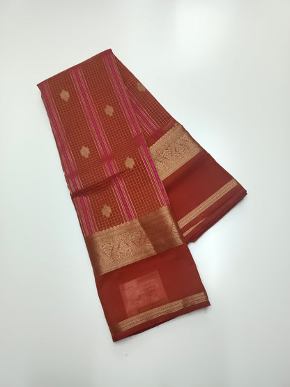 FANCY SEMI CREPE SILK SAREE