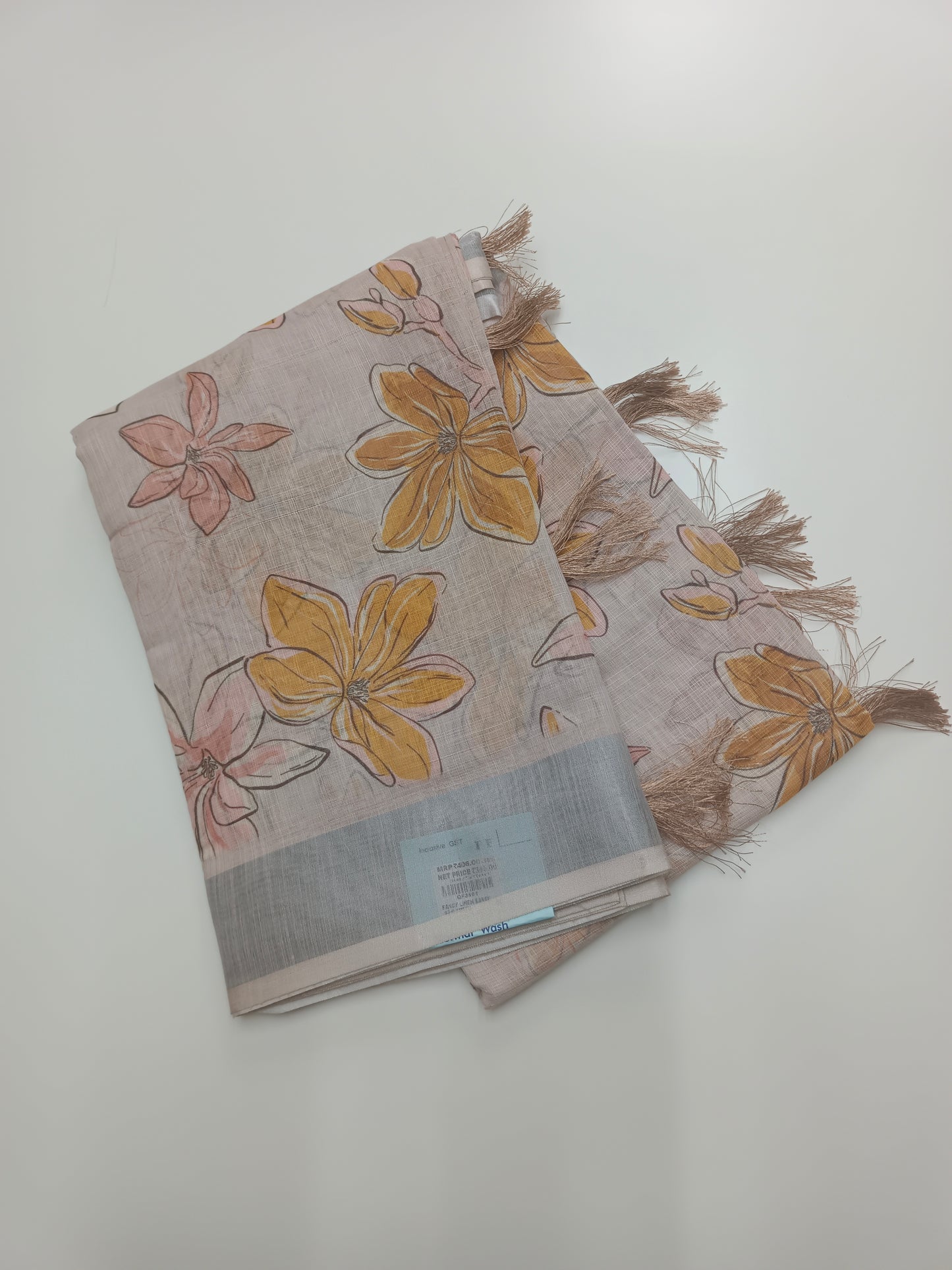 FANCY LENIN COTTON SAREE